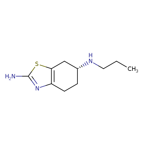 (6R)-N6-propyl-4,5,6,7-tetrahydro-1,3-benzothiazole-2,6-diamine