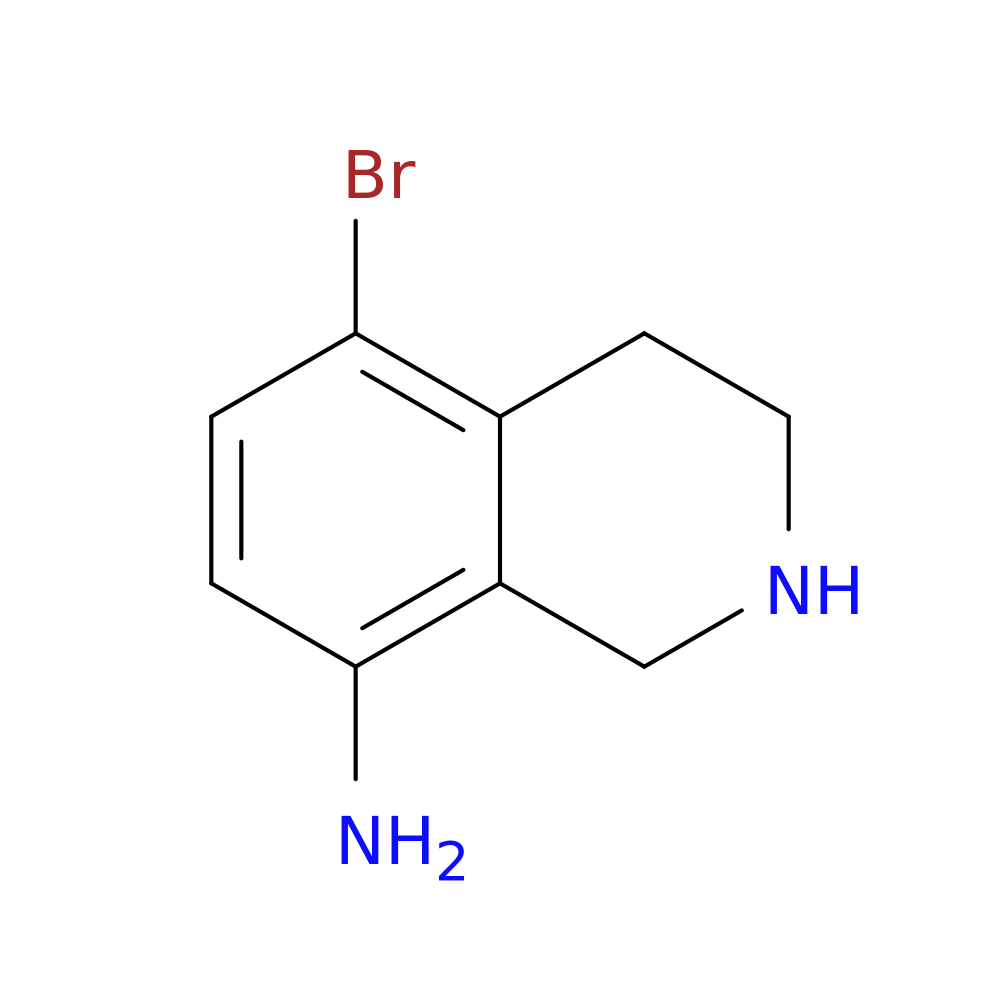5-Bromo-1,2,3,4-tetrahydroisoquinolin-8-amine
