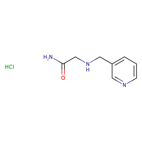 2-[(pyridin-3-ylmethyl)amino]acetamide hydrochloride