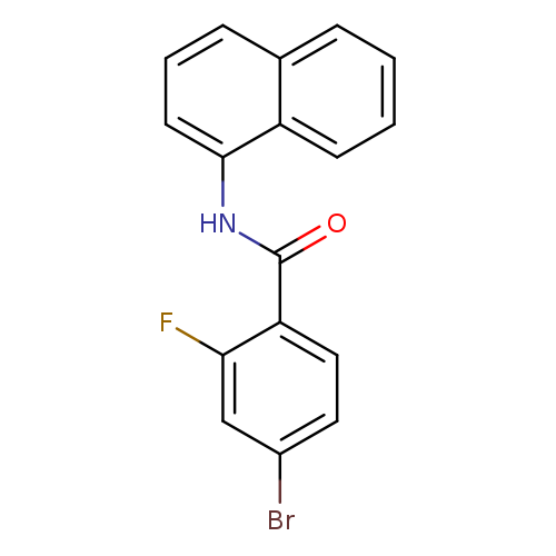 4-bromo-2-fluoro-N-(naphthalen-1-yl)benzamide