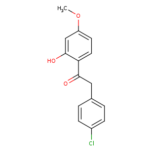 Ethanone,2-(4-chlorophenyl)-1-(2-hydroxy-4-methoxyphenyl)-