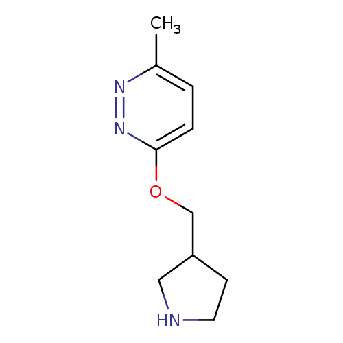 3-methyl-6-[(pyrrolidin-3-yl)methoxy]pyridazine