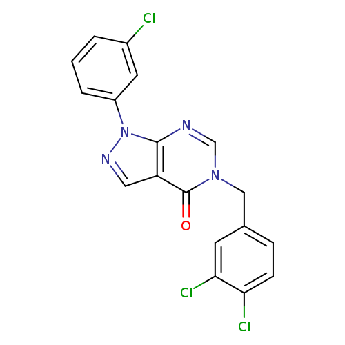 1-(3-chlorophenyl)-5-[(3,4-dichlorophenyl)methyl]-1H,4H,5H-pyrazolo[3,4-d]pyrimidin-4-one