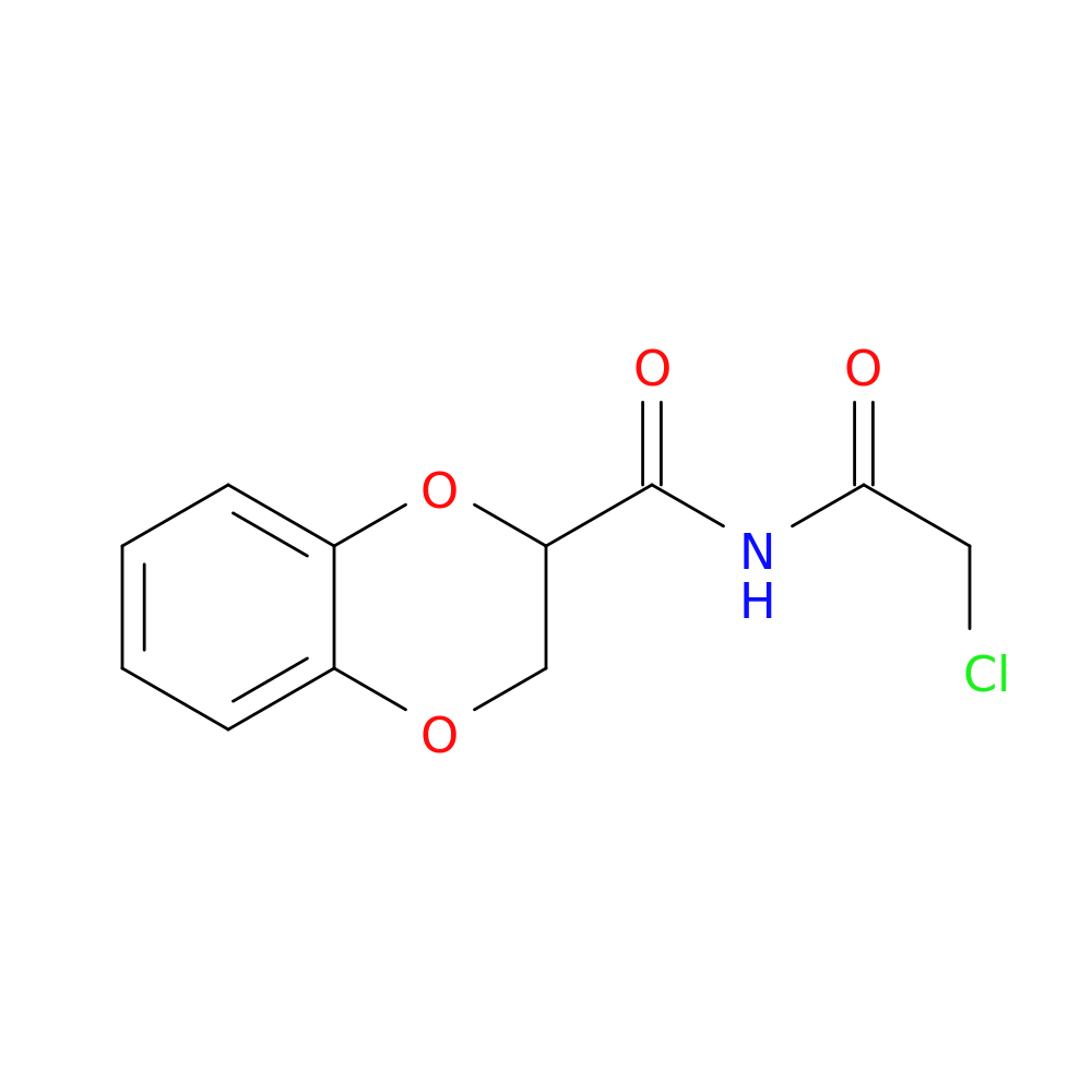 N-(2-chloroacetyl)-2,3-dihydro-1,4-benzodioxine-2-carboxamide