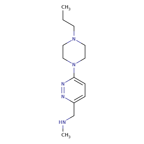 N-methyl-1-(6-(4-propylpiperazin-1-yl)pyridazin-3-yl)methanamine