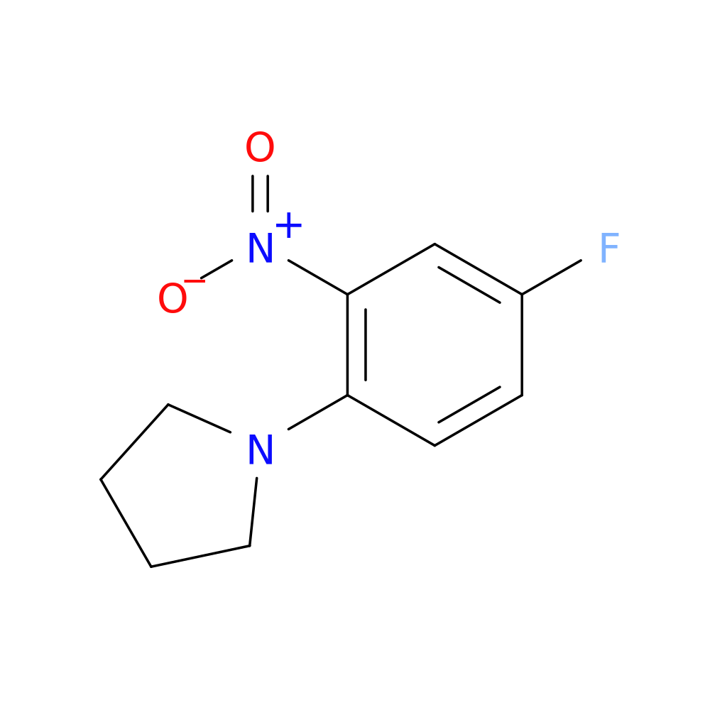 1-(4-Fluoro-2-nitrophenyl)pyrrolidine