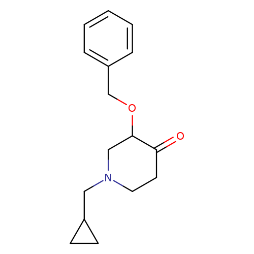 3-(benzyloxy)-1-(cyclopropylmethyl)piperidin-4-one