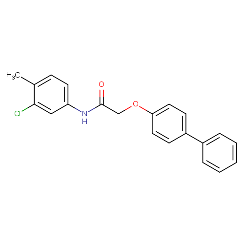 2-([1,1'-Biphenyl]-4-yloxy)-N-(3-chloro-4-methylphenyl)acetamide