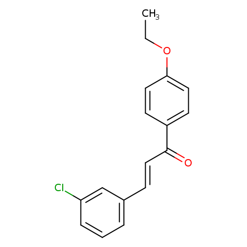 (2E)-3-(3-chlorophenyl)-1-(4-ethoxyphenyl)prop-2-en-1-one