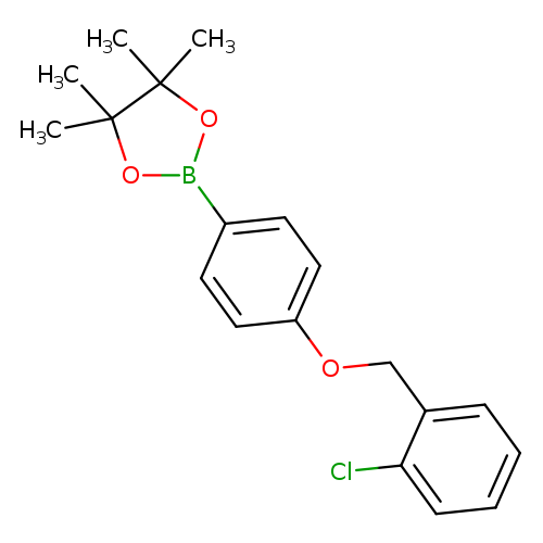 1,3,2-Dioxaborolane, 2-[4-[(2-chlorophenyl)methoxy]phenyl]-4,4,5,5-tetramethyl-