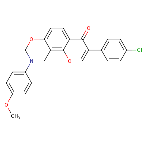 3-(4-chlorophenyl)-9-(4-methoxyphenyl)-4H,8H,9H,10H-chromeno[8,7-e][1,3]oxazin-4-one