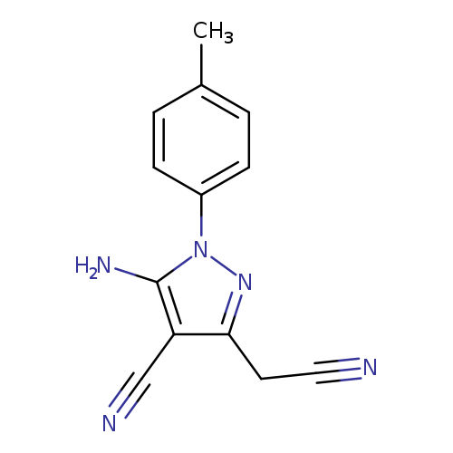 5-AMINO-3-CYANOMETHYL-1-P-TOLYL-1H-PYRAZOLE-4-CARBONITRILE