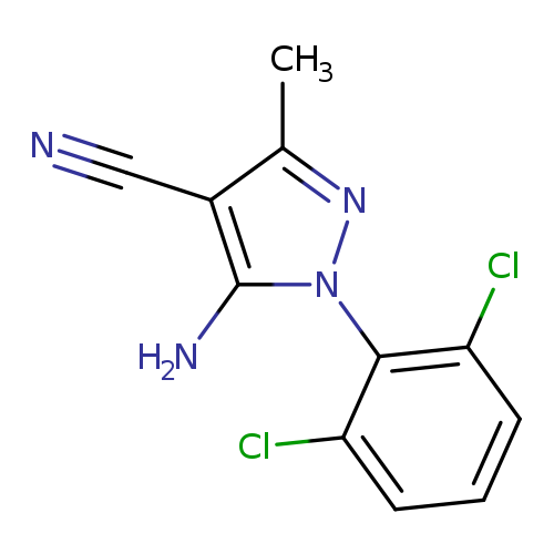 5-Amino-4-cyano-1-(2,6-dichlorophenyl)-3-methylpyrazole