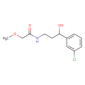 N-[3-(3-chlorophenyl)-3-hydroxypropyl]-2-methoxyacetamide