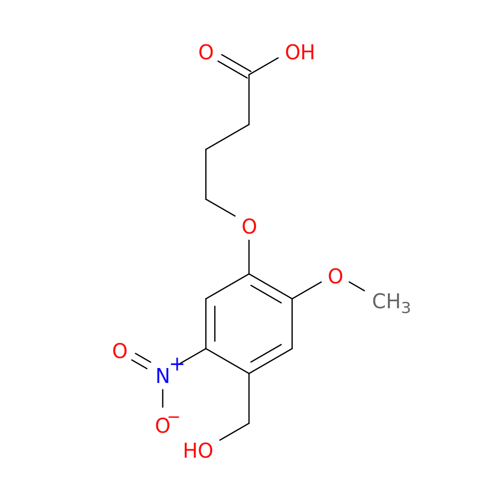 4-(4-(Hydroxymethyl)-2-methoxy-5-nitrophenoxy)butanoic acid