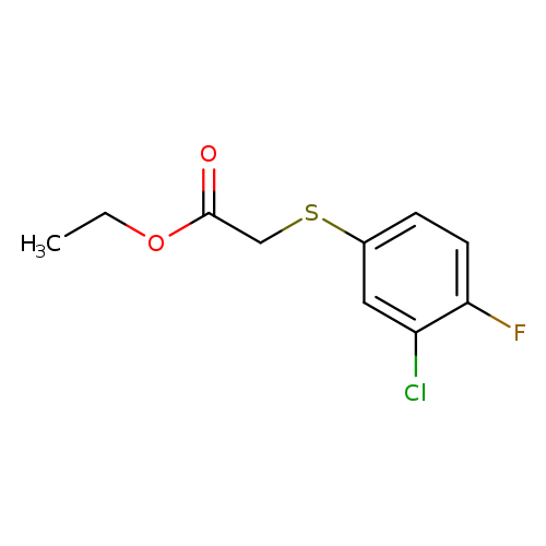 ethyl 2-[(3-chloro-4-fluorophenyl)sulfanyl]acetate