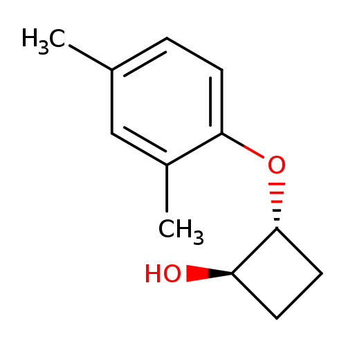"trans-2-(2,4-dimethylphenoxy)cyclobutan-1-ol"
