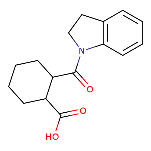 2-(2,3-dihydro-1H-indole-1-carbonyl)cyclohexane-1-carboxylic acid
