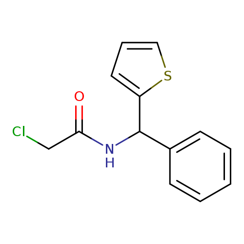 2-Chloro-N-[phenyl(thiophen-2-yl)methyl]acetamide