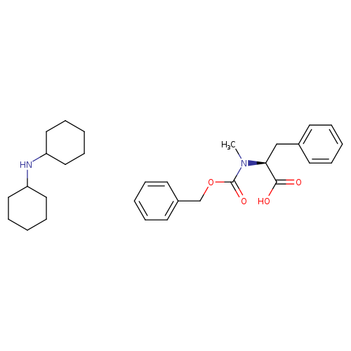 N-Alpha-benzyloxycarbonyl-n-alpha-methyl-l-phenylalanine dicyclohexylamine