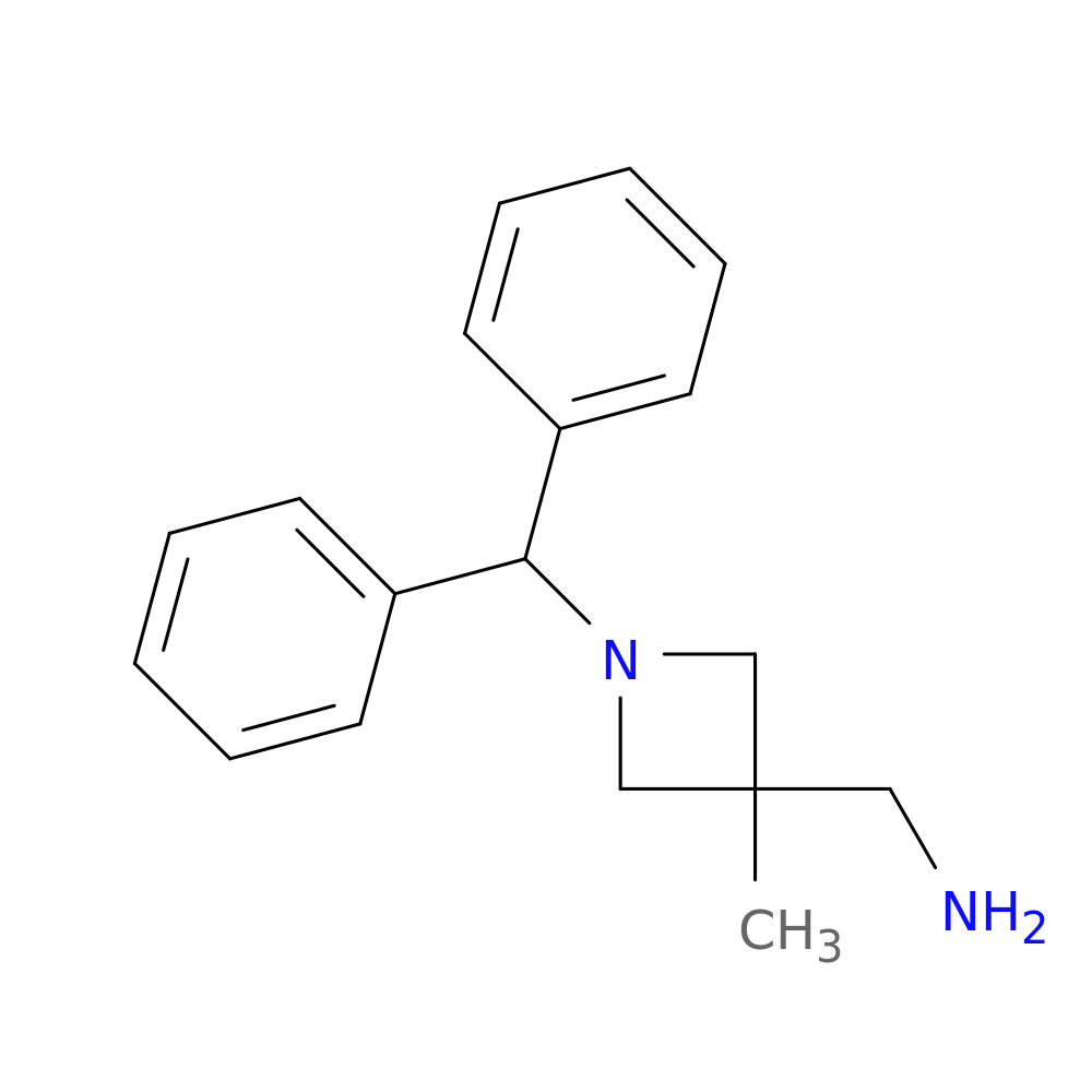 (1-Benzhydryl-3-methylazetidin-3-yl)methanamine