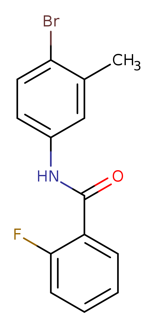 N-(4-bromo-3-methylphenyl)-2-fluorobenzamide