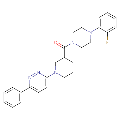 3-{3-[4-(2-fluorophenyl)piperazine-1-carbonyl]piperidin-1-yl}-6-phenylpyridazine