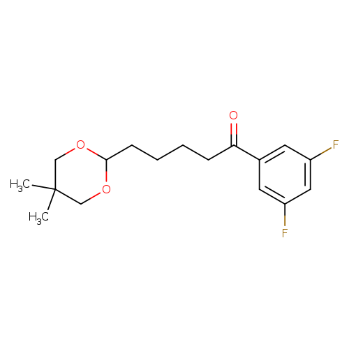 3',5'-Difluoro-5-(5,5-dimethyl-1,3-dioxan-2-yl)valerophenone