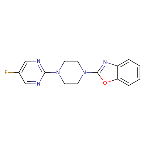 2-[4-(5-fluoropyrimidin-2-yl)piperazin-1-yl]-1,3-benzoxazole