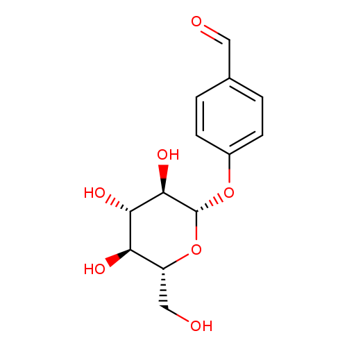 4-(((2S,3R,4S,5S,6R)-3,4,5-Trihydroxy-6-(hydroxymethyl)tetrahydro-2H-pyran-2-yl)oxy)benzaldehyde
