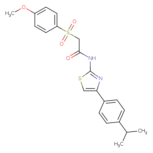 2-(4-methoxybenzenesulfonyl)-N-{4-[4-(propan-2-yl)phenyl]-1,3-thiazol-2-yl}acetamide