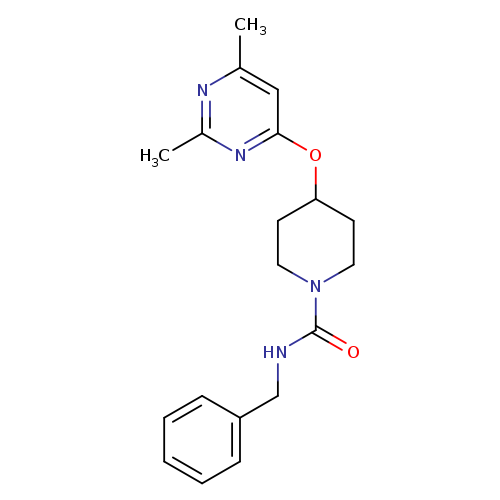 N-benzyl-4-[(2,6-dimethylpyrimidin-4-yl)oxy]piperidine-1-carboxamide