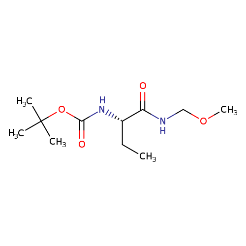 Carbamic acid, N-[(1S)-1-[(methoxymethylamino)carbonyl]propyl]-, 1,1-dimethylethyl ester