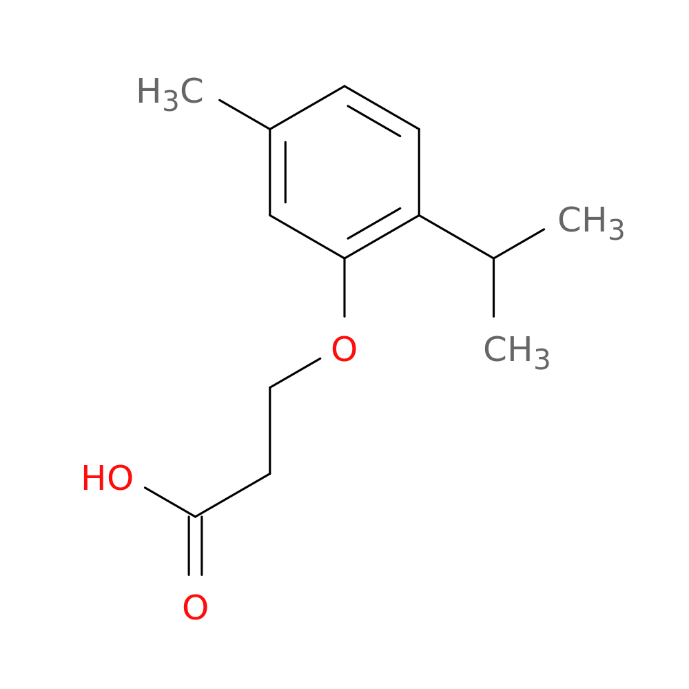 3-[5-methyl-2-(propan-2-yl)phenoxy]propanoic acid