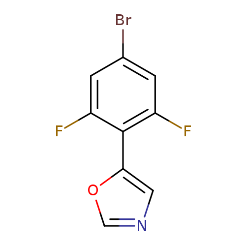 5-(4-bromo-2,6-difluorophenyl)oxazole