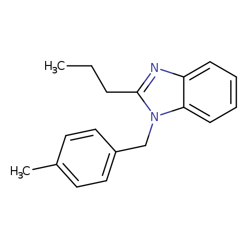 1-[(4-methylphenyl)methyl]-2-propyl-1H-1,3-benzodiazole