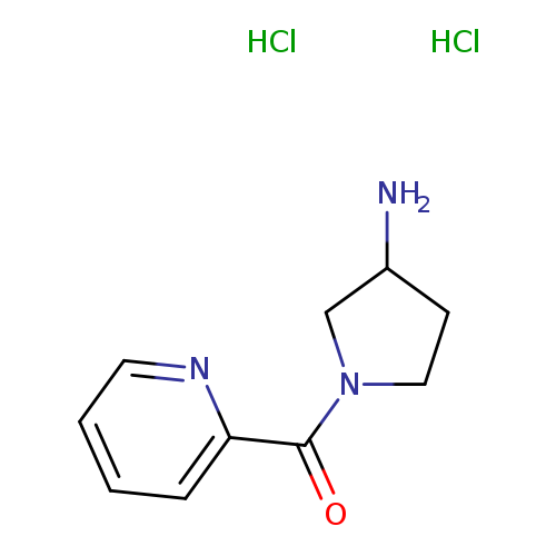 1-(pyridine-2-carbonyl)pyrrolidin-3-amine dihydrochloride