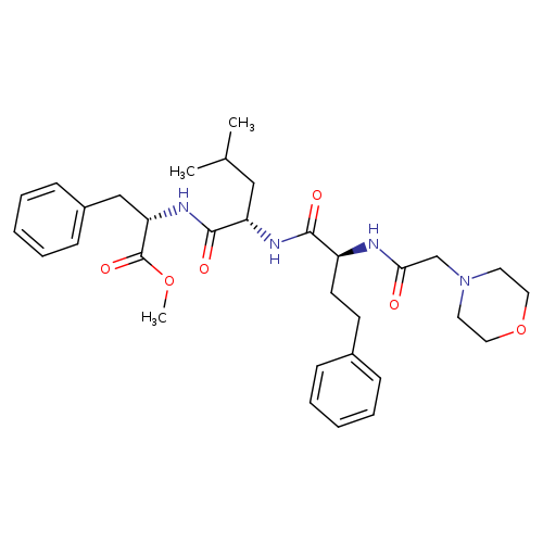 (alphaS)-alpha-[[2-(4-Morpholinyl)acetyl]amino]benzenebutanoyl-L-leucyl-L-phenylalanine methyl ester