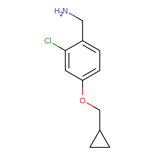 2-Chloro-4-cyclopropylmethoxy-benzylamine