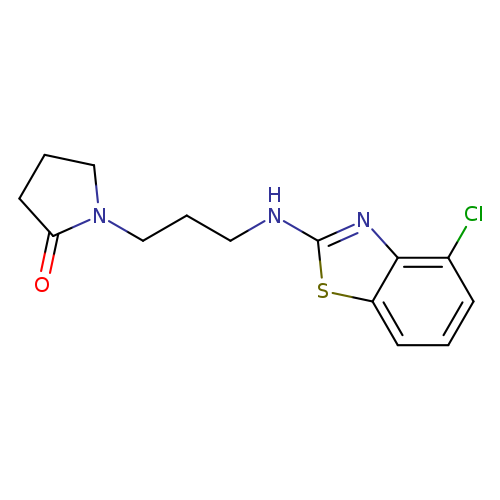 1-{3-[(4-chloro-1,3-benzothiazol-2-yl)amino]propyl}pyrrolidin-2-one