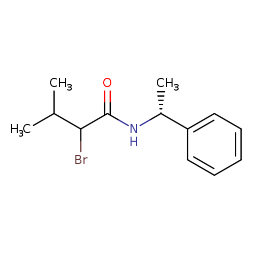 2-bromo-3-methyl-N-[(1R)-1-phenylethyl]butanamide