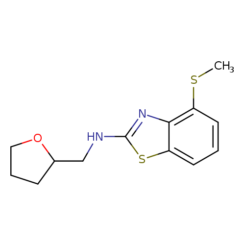 4-(Methylthio)-N-(tetrahydrofuran-2-ylmethyl)-1,3-benzothiazol-2-amine