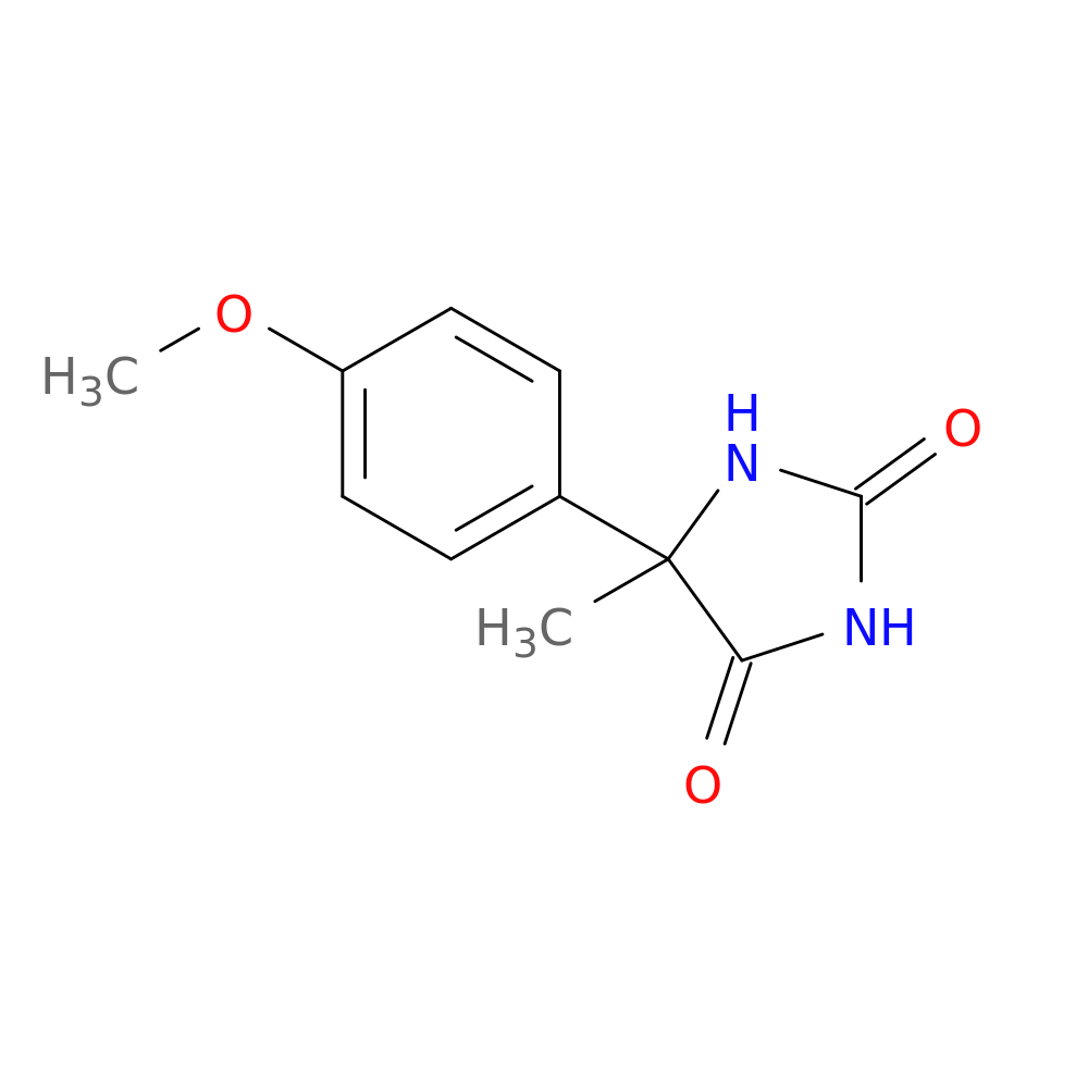 5-(4-methoxyphenyl)-5-methylimidazolidine-2,4-dione