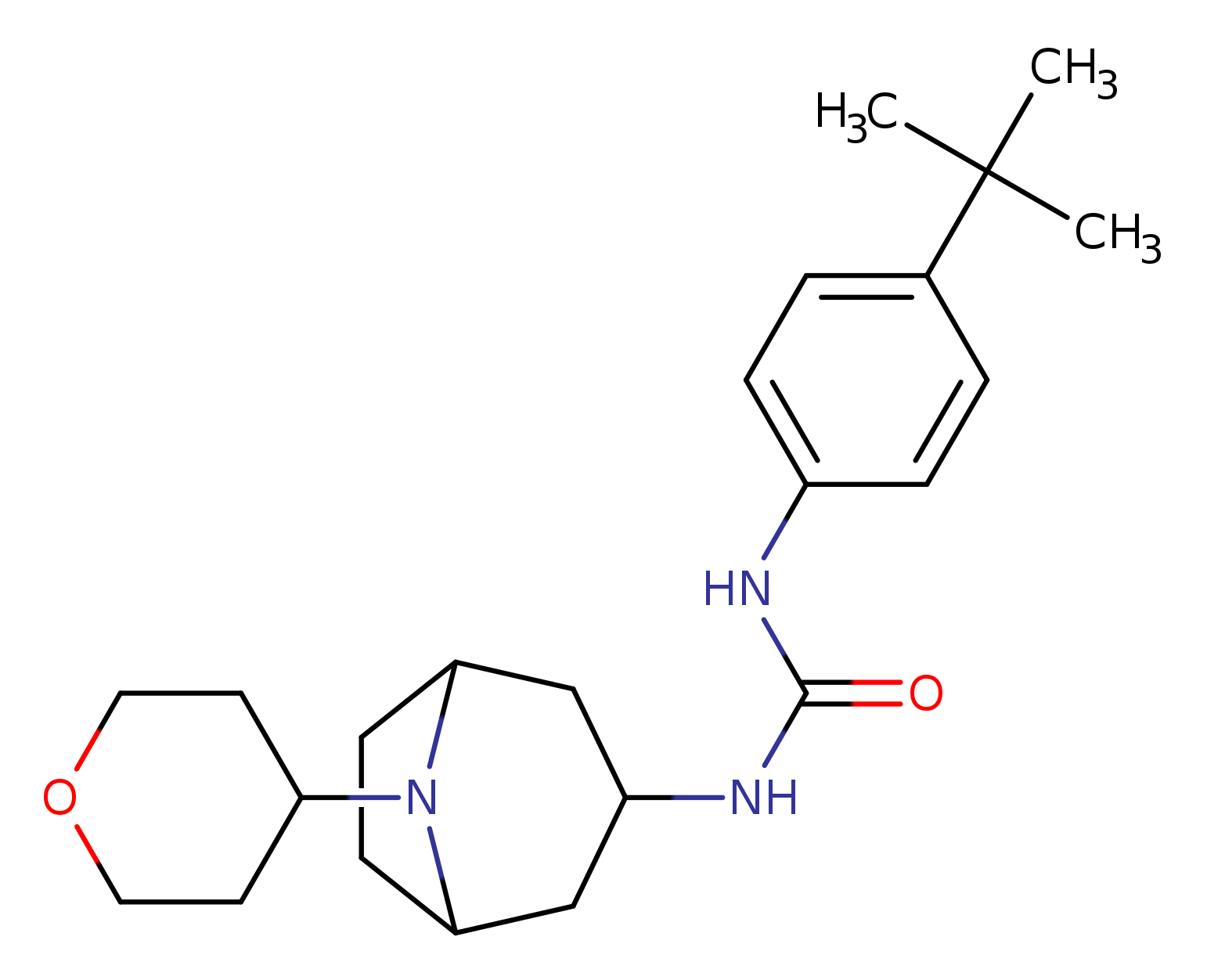 1-(4-tert-butylphenyl)-3-[8-(oxan-4-yl)-8-azabicyclo[3.2.1]octan-3-yl]urea