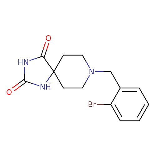 8-[(2-bromophenyl)methyl]-1,3,8-triazaspiro[4.5]decane-2,4-dione