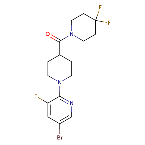5-bromo-2-[4-(4,4-difluoropiperidine-1-carbonyl)piperidin-1-yl]-3-fluoropyridine