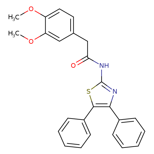 2-(3,4-dimethoxyphenyl)-N-(4,5-diphenyl-1,3-thiazol-2-yl)acetamide