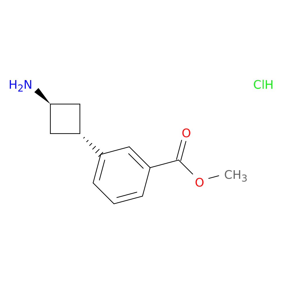methyl 3-[(1r,3r)-3-aminocyclobutyl]benzoate hydrochloride