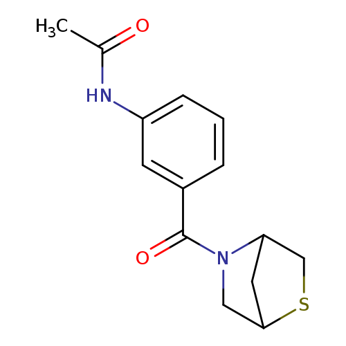 N-(3-{2-thia-5-azabicyclo[2.2.1]heptane-5-carbonyl}phenyl)acetamide