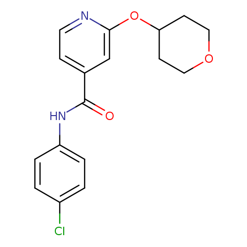 N-(4-chlorophenyl)-2-(oxan-4-yloxy)pyridine-4-carboxamide